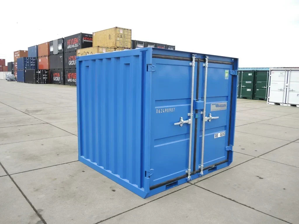 Neuer, blauer 10-Fuß-Container.
