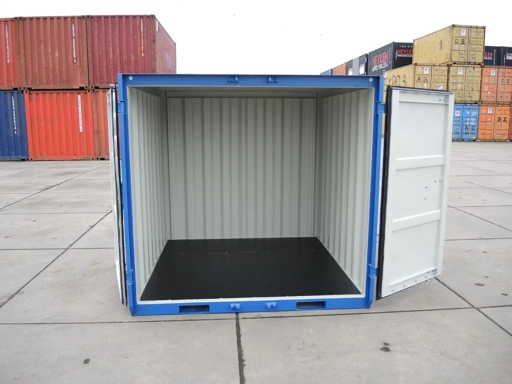 Neuer, blauer 10-Fuß-Container.