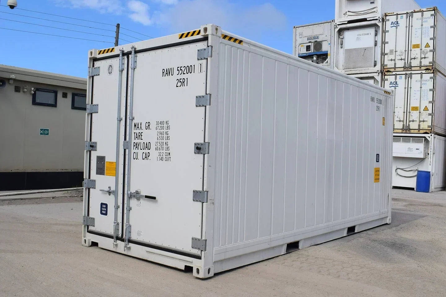 Neuer 20-Fuß-High-Cube-Kühlcontainer