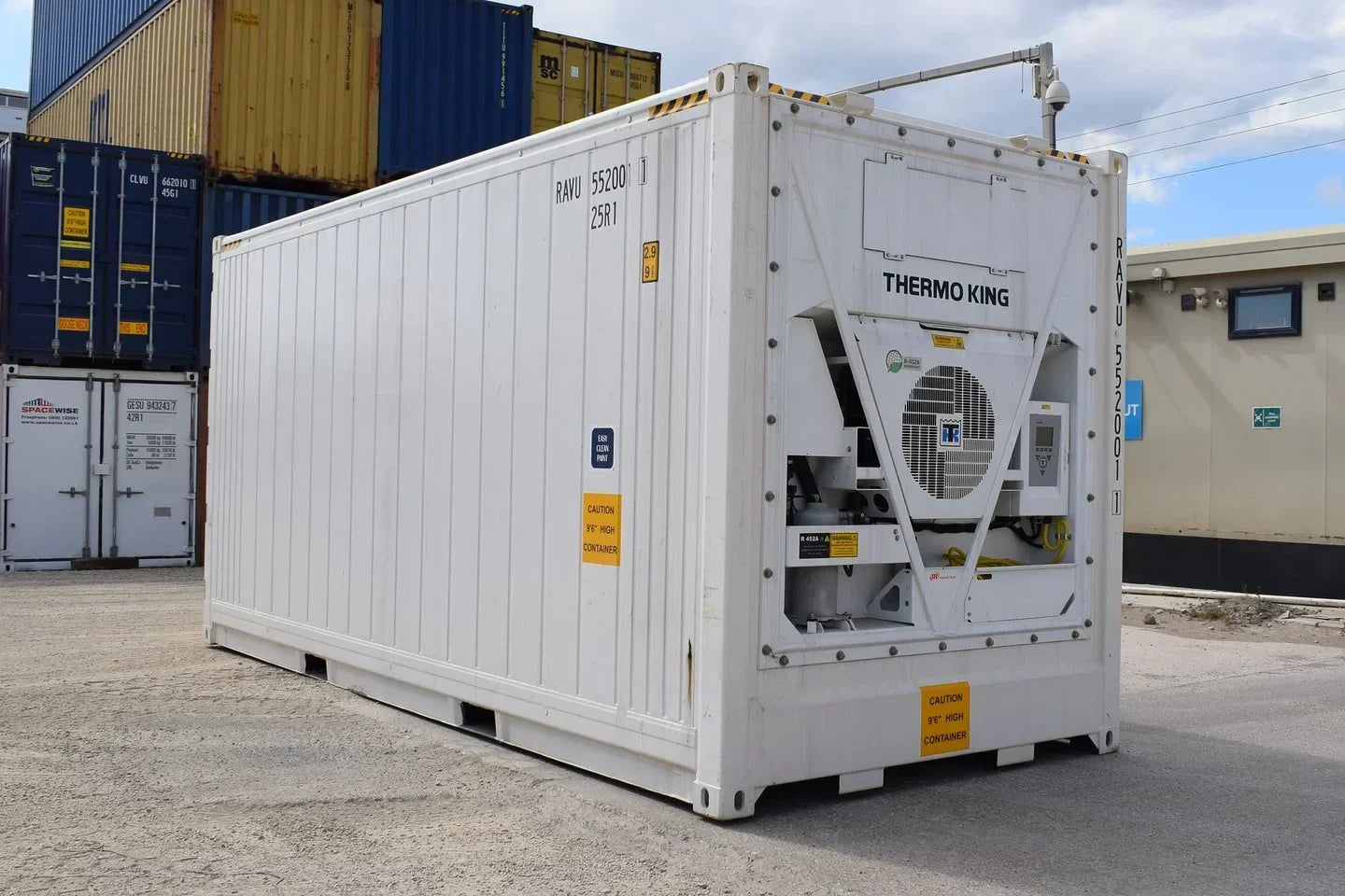 Neuer 20-Fuß-High-Cube-Kühlcontainer